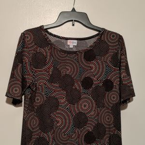 LuLaRoe Julia Dress. Size Large.